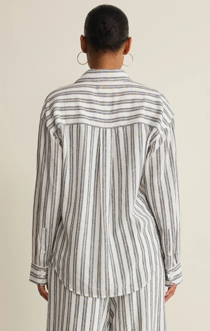 The Perfect Striped Button Up