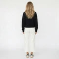 Solid Shrunken Raglan Sweatshirt